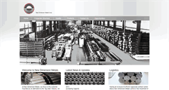 Desktop Screenshot of ndmetals.com